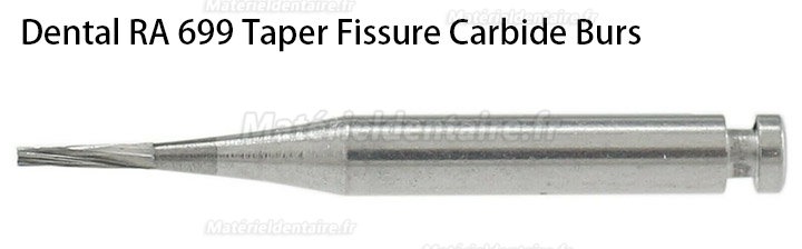 10 pièces RA 699 701 702 Fraise en carbure à fissure conique de type loquet dentaire